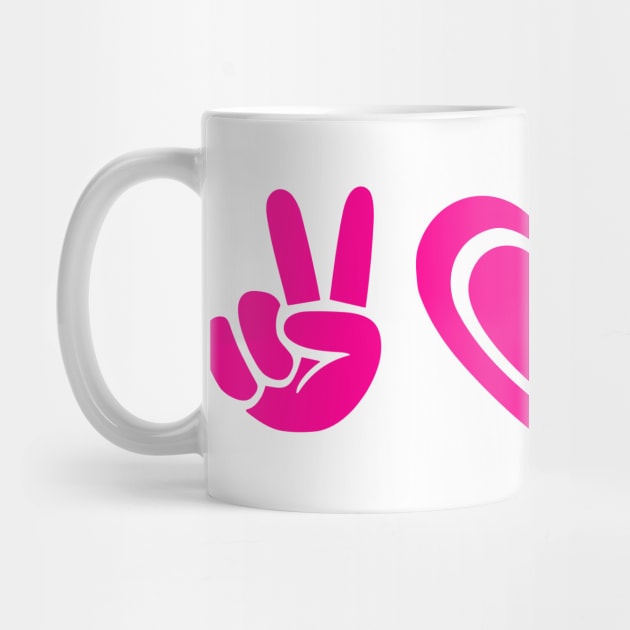Peace Love Pink B by Darksavage